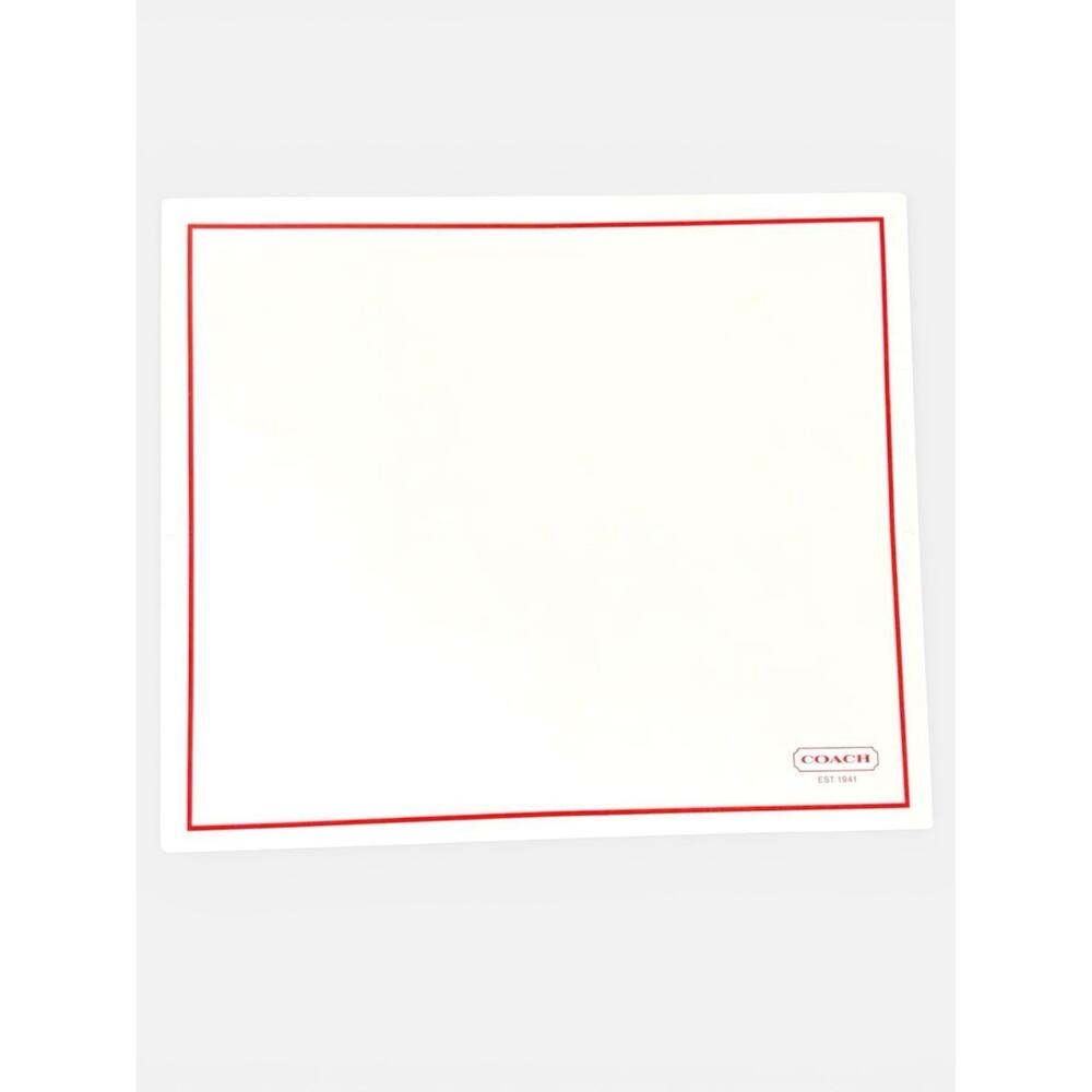 Vintage COACH Gift Box 12.5 x 10.5 x 4.5 White Red Empty